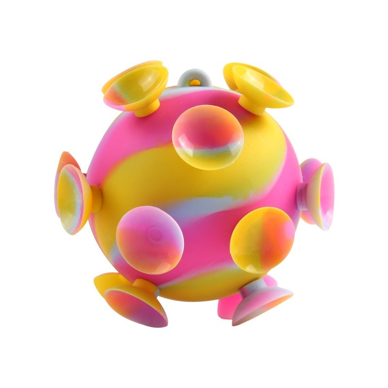 Jouet en silicone avec ventouse magique - David