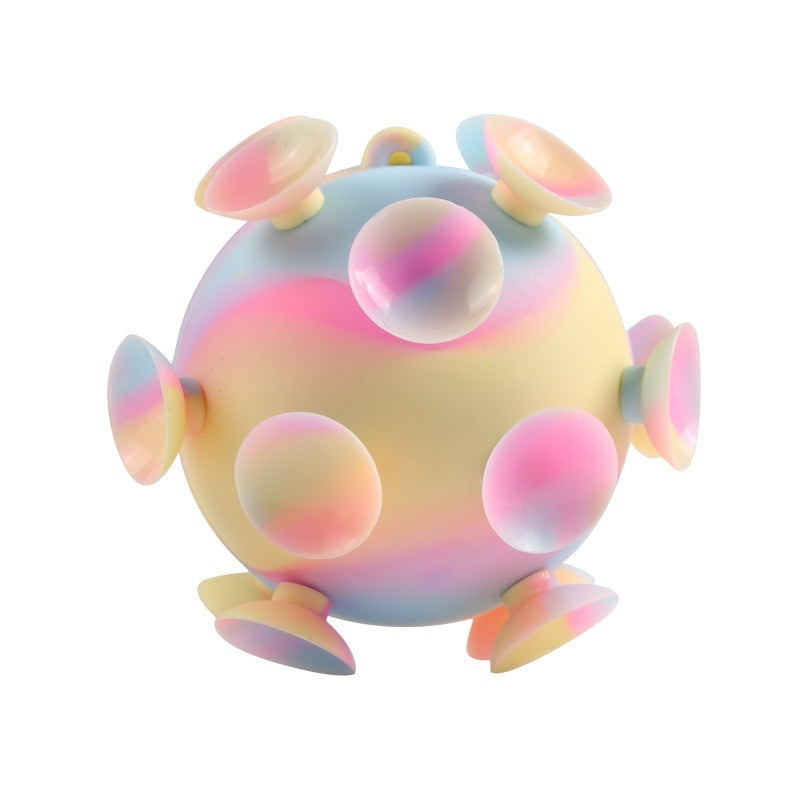 Jouet en silicone avec ventouse magique - David