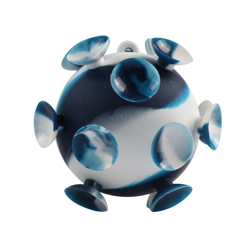Jouet en silicone avec ventouse magique - David